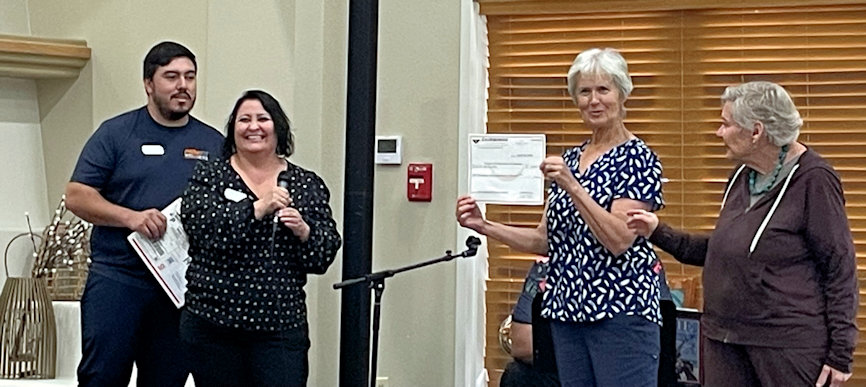 Fairwinds presents check to Friends