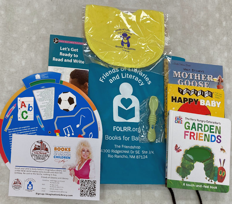 Contents of Books for Babies Bag