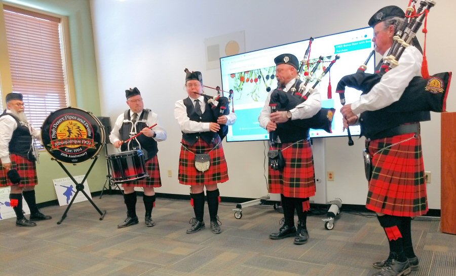 High Desert Pipes and Drums perform